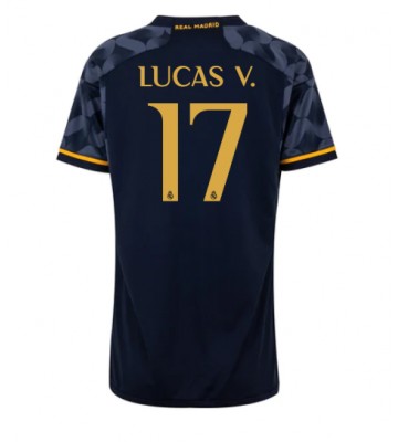 Real Madrid Lucas Vazquez #17 Bortatröja Kvinnor 2023-24 Kortärmad